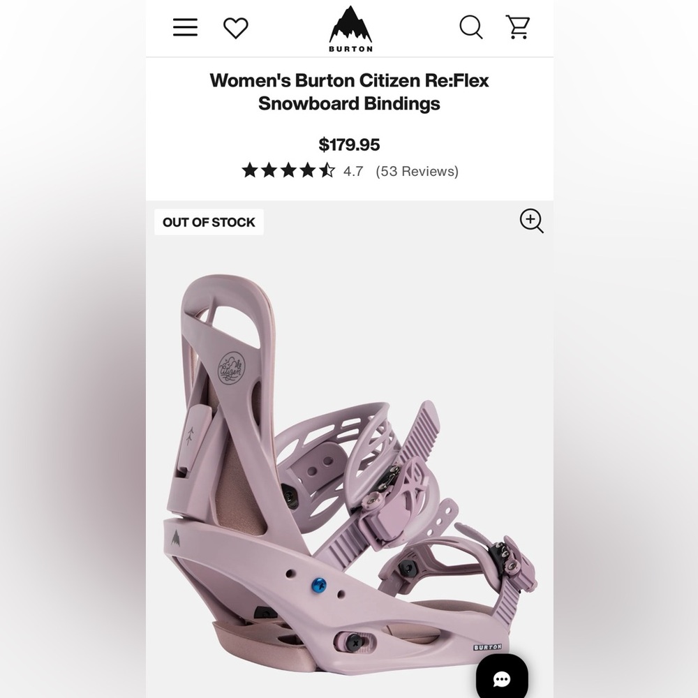 Burton Women's Citizen Re:Flex Bindings in Elderberry